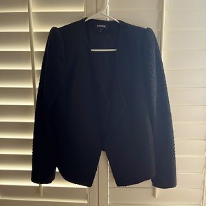Black tweed blazer